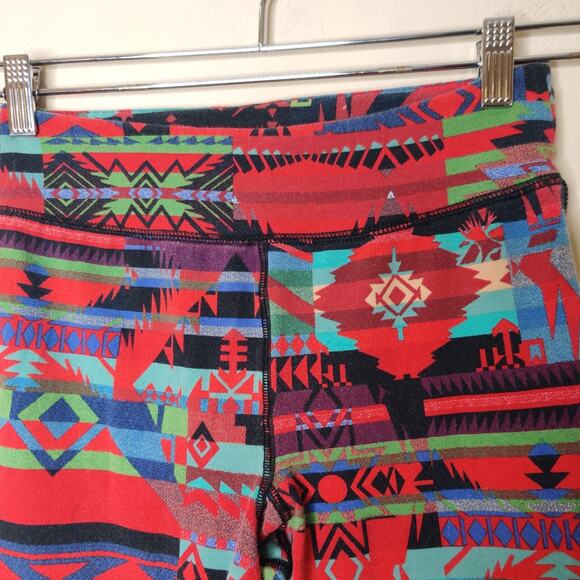 Chaps Aztec Pattern Leggings Skinny Cotton Stretch Southwestern - Picture 8 of 11